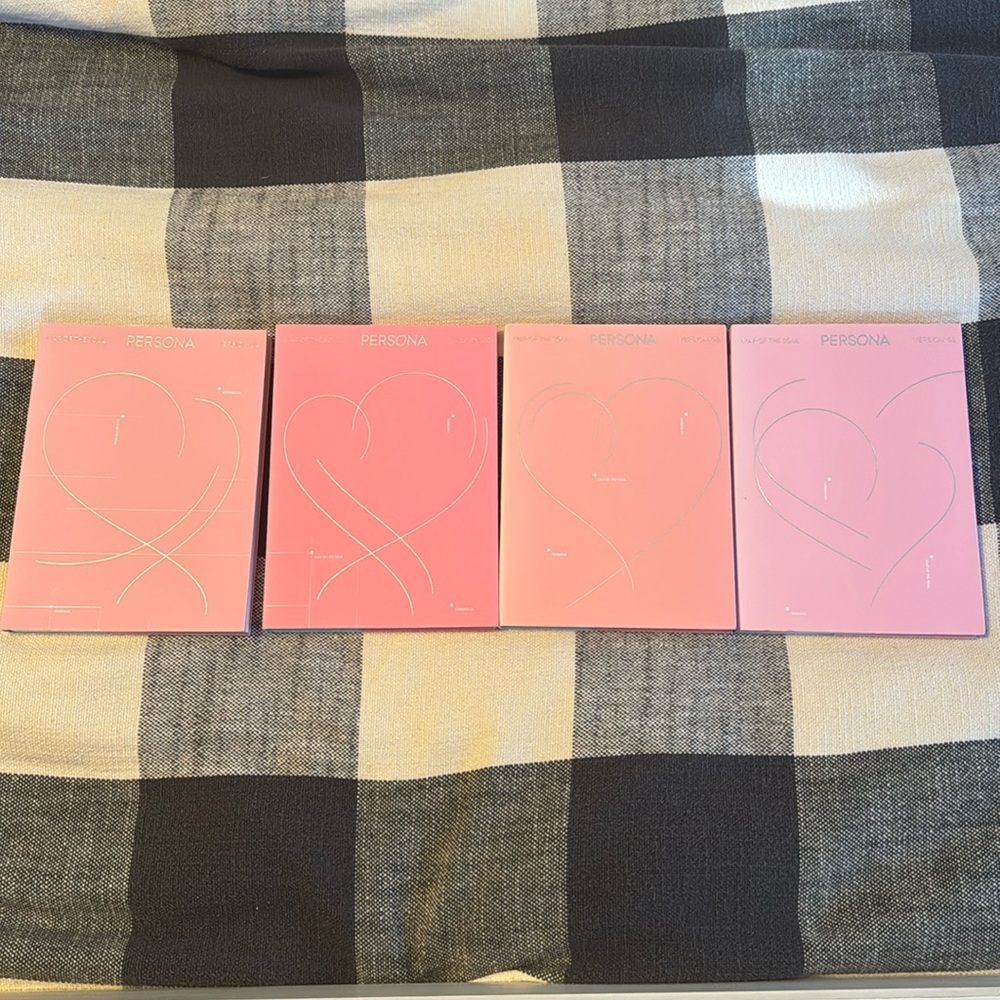 BTS Albums - Map Of The Soul Persona (All four album versions)